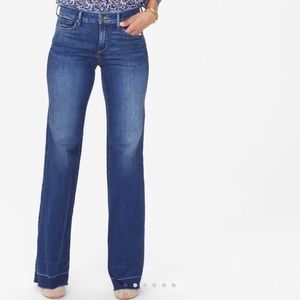 NYDJ Wide Leg Trouser Jeans